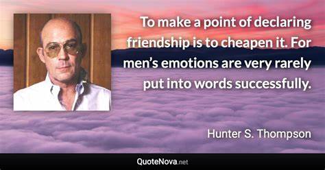 Declaring a Friendship to Self