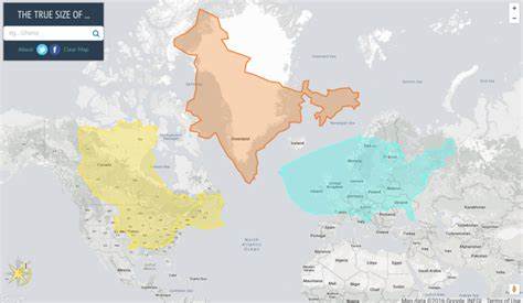 Compare the True Size of Countries