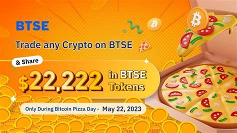 BTSE Announces Bitcoin Pizza Day Campaign Milestones