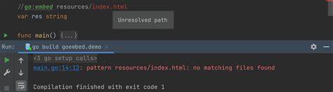 Embedding files in Go using the "embed" package