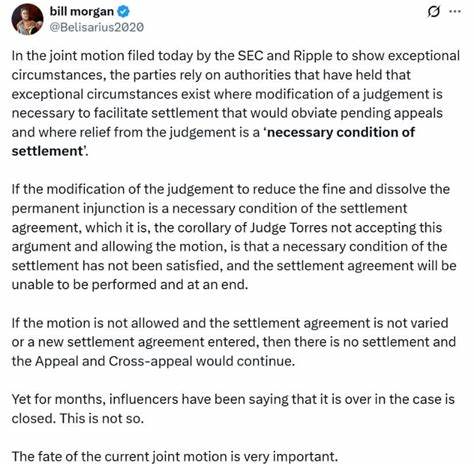 Ripple, SEC File Joint Motion to Release $125M Held in Escrow