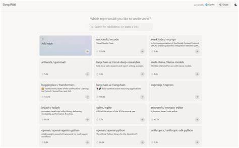 DeepWiki Wikipedia for GitHub Repo: Understand GitHub Repo with AI