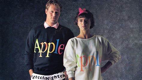 The Apple Clothing Line from 1986 You Probably Never Knew Existed