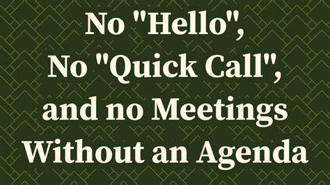 No Hello