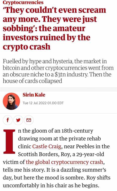 „Sie konnten nicht einmal mehr schreien.“ Sie haben nur geschluchzt‘: die Amateurinvestoren, die durch den Krypto-Crash ruiniert wurden – The Guardian
