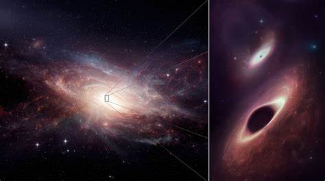 Two black holes are eating away at a galaxy