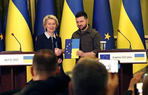 Ukraine-Krieg im Liveticker: +++ 09:03 Von der Leyen sagt Ukraine weitere Unterstützung zu