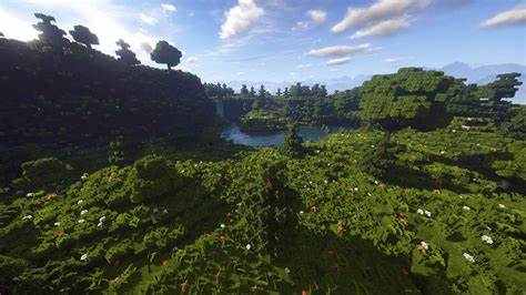 Minecraft like landscape in less than a tweet