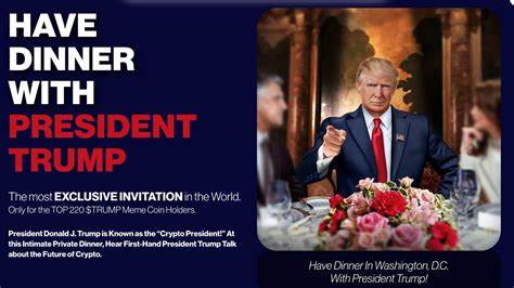 Donald Trump’s $TRUMP memecoin surges after private dinner invite: Everything you need to know