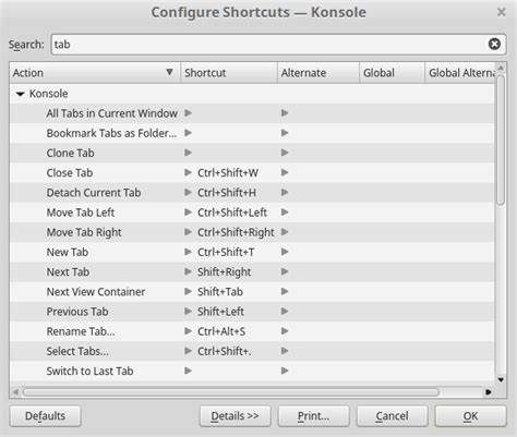 My changes to saving Konsole tab layouts