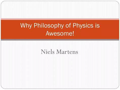 Why Philosophy of Physics?