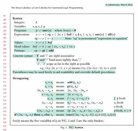 The Verse Calculus: A Core Calculus for Functional Logic Programming [pdf]