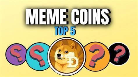 Top 5 Meme-Coins auf dem Kryptowährungsmarkt 2024
