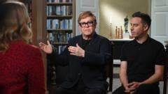 Elton John says UK government being 'absolute losers' over AI copyright plans