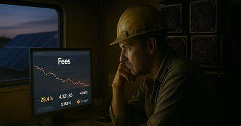 Bitcoin mining revenues fall to critical level for older miners as fee income slides post-halving
