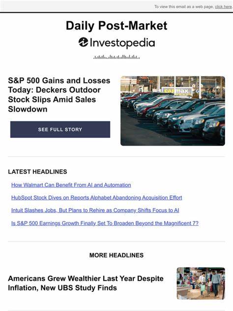 S&P 500 Gains & Losses Today: Deckers Outdoor, Ross Stores Stocks Fall as Firms Withhold Outlooks