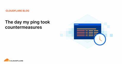 The day my ping took countermeasures