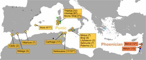Phoenician culture spread mainly through cultural exchange