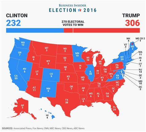 Here's the final 2016 Electoral College map - Yahoo Finance
