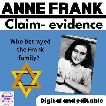 Who Betrayed Anne Frank? We May Now Learn the Answer
