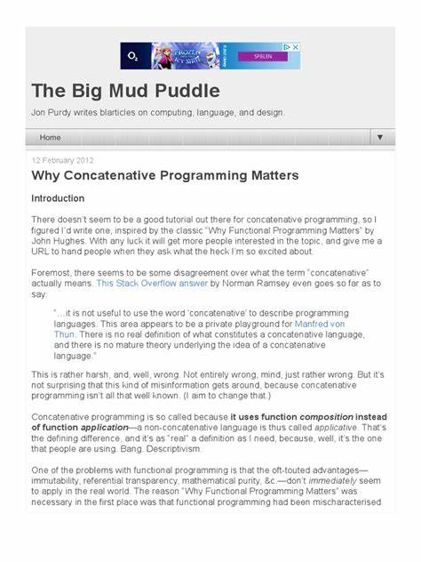 Why Concatenative Programming Matters (2012)