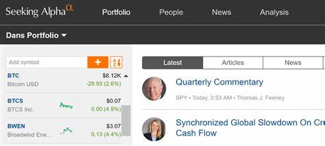 Cryptocurrency Data Now Available On Seeking Alpha (Cryptocurrency:BTC-USD) - Seeking Alpha