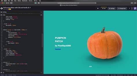 Slides.html with vanilla javascript