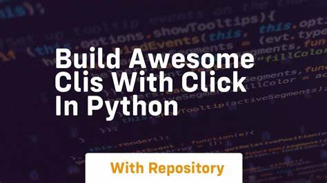 Building CLIs with Click in Python [video]