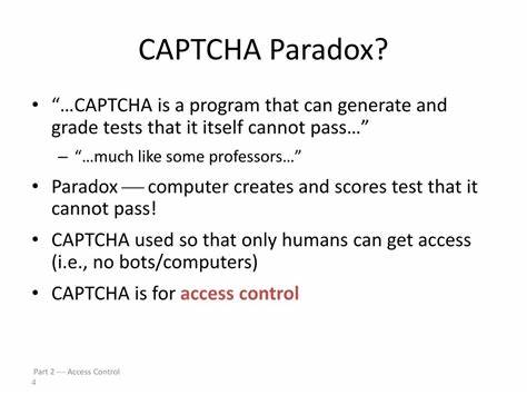 The Captcha Paradox