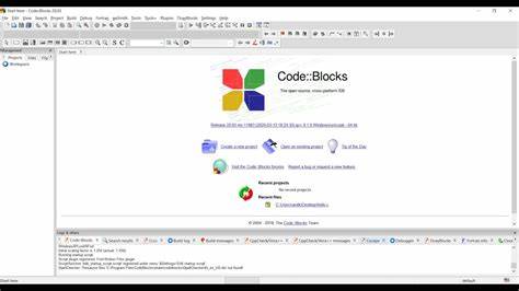 After 5 years hiatus, CodeBlocks IDE for C,C++, Fortran is back