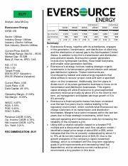 Analyst Report: Eversource Energy