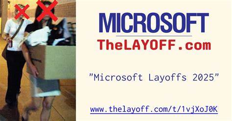 Thread regarding Microsoft Corp. layoffs