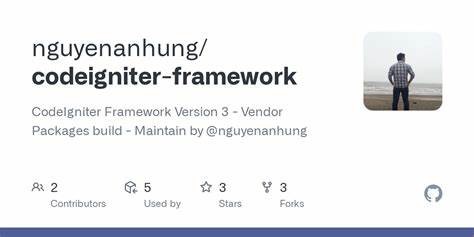 CodeIgniter Framework Version 3 – Vendor Packages Build