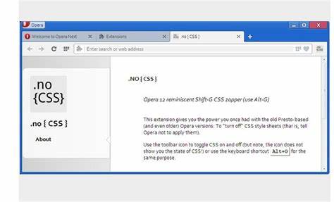 No CSS Extension