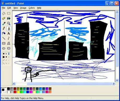 Windows 7 x64 MS Paint EXE Interpereted as PCM Data