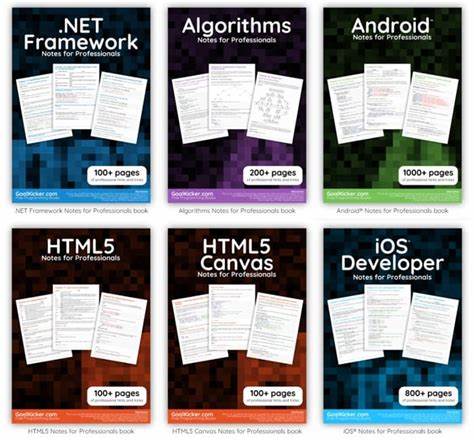 Programming Notes for Professionals Books