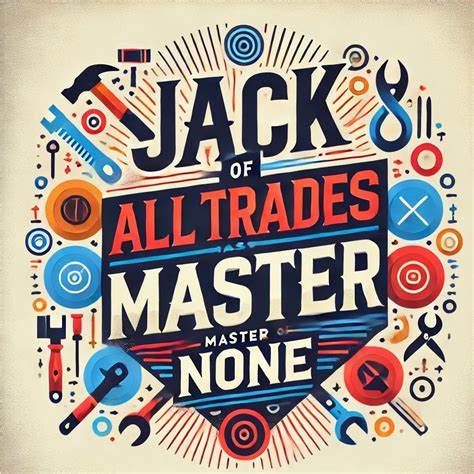 The full version of the saying: "Jack of all trades, master of none