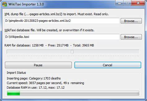 Wikipedia: Database Download