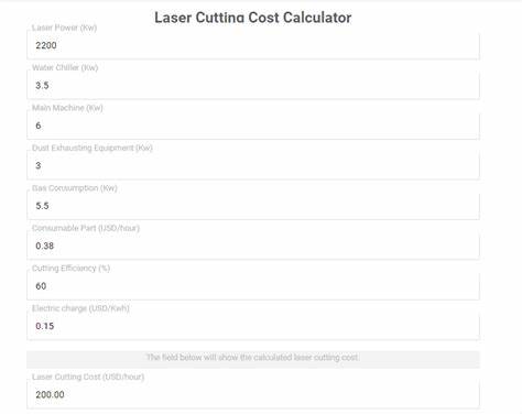 Show HN: Laser Cutting Cost Calculator