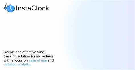 InstaClock Product Updates – May 25, 2025
