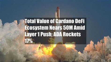 Total Value of Cardano DeFi Ecosystem Nears $450M Amid Layer 1 Push; ADA Rockets 17%