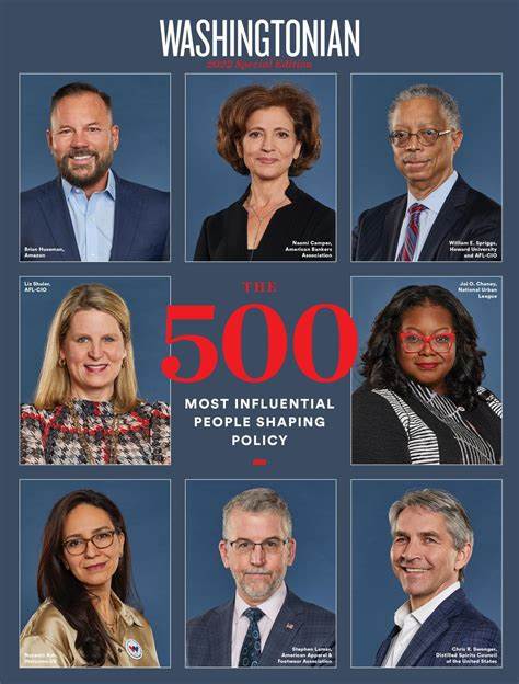 Washington DC’s 500 Most Influential People of 2024 - Washingtonian