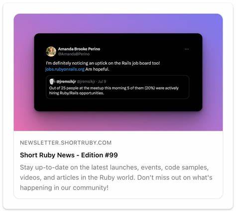 Short Ruby Newsletter – Edition 136