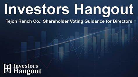 Harvey Capital urges Tejon Ranch shareholders to vote with Bulldog Investors