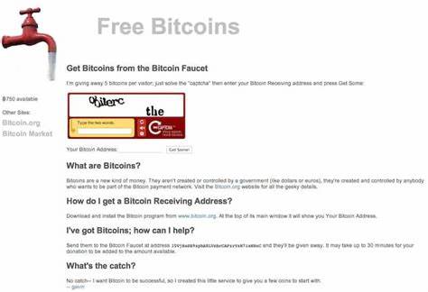 Free Bitcoin Faucet From 2010 Is All Set for a Comeback 