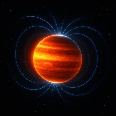 Jupiter was formerly twice its current size and had much stronger magnetic field