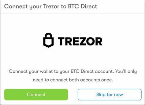 How do I connect my Trezor to BTC Direct?