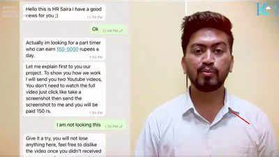 Explained: Youtube Like and Subscribe scam on WhatsApp that thousands have lost money to - The Times of India
