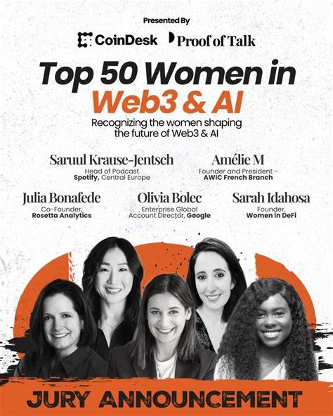 Why CoinDesk's Top 50 Women in AI and Web3 List Points to a Unified Future