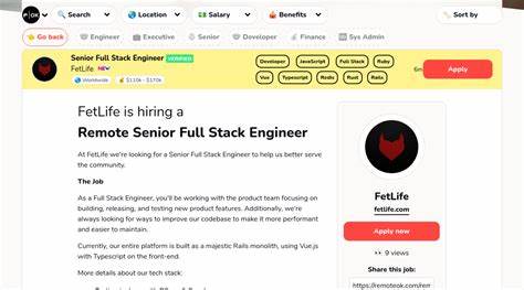 $60M Series B – 100% Remote – Senior Full Stack Engineer